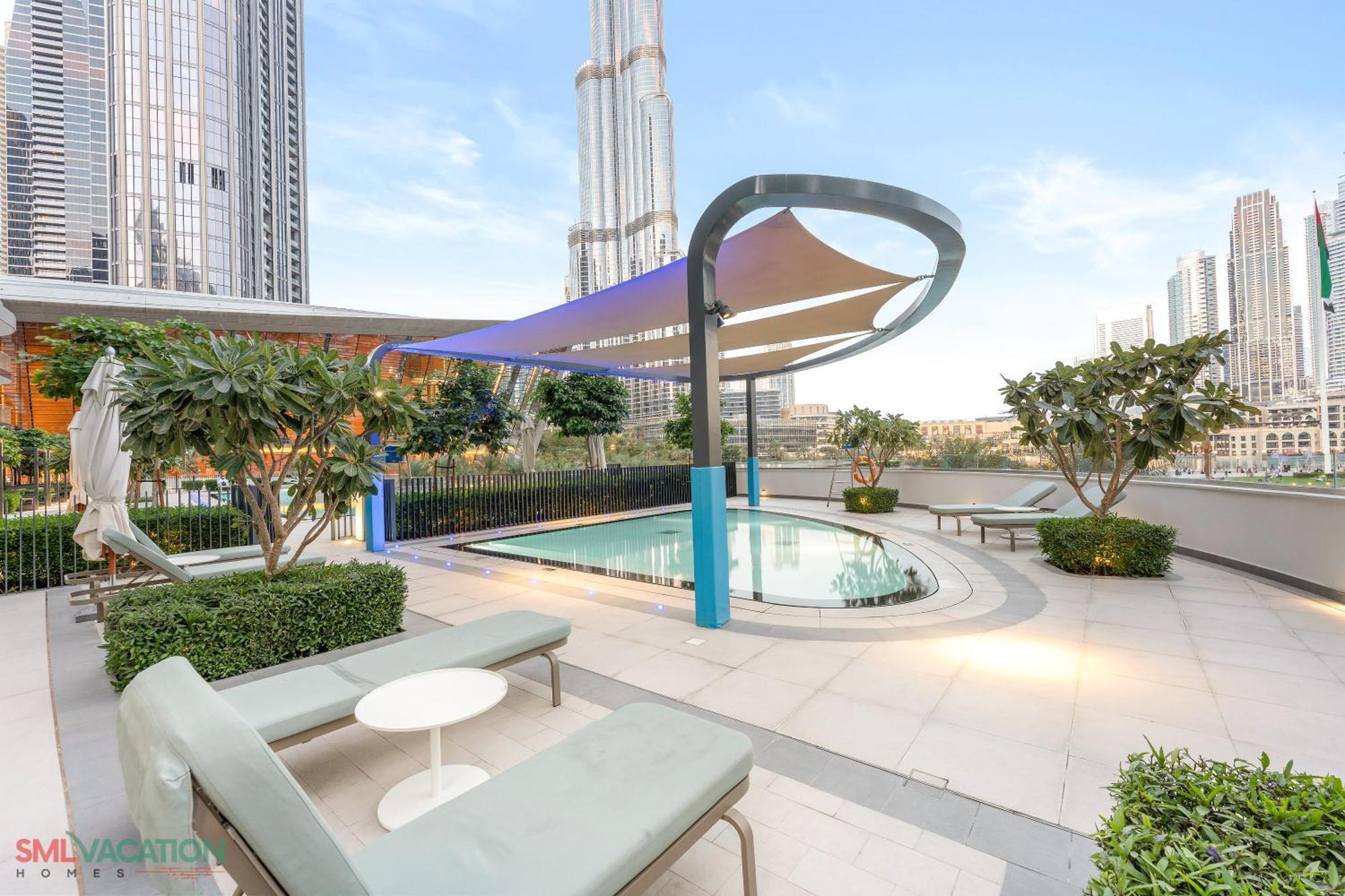 Sml Vacation Homes - Sky High Apartments With Burj Khalifa And Dubai Fountain Views At Grande Signature, Downtown Dubai Buitenkant foto