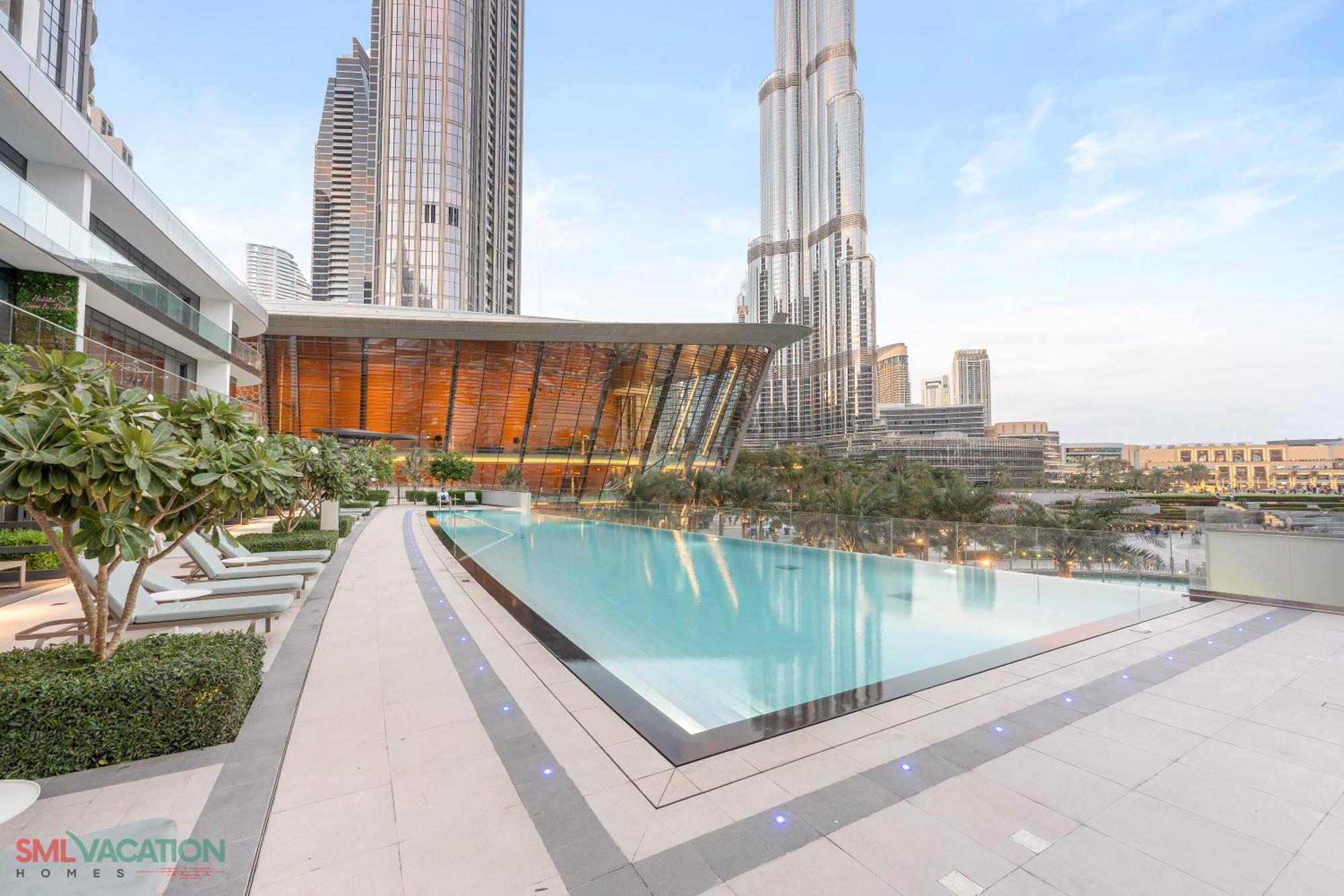 Sml Vacation Homes - Sky High Apartments With Burj Khalifa And Dubai Fountain Views At Grande Signature, Downtown Dubai Buitenkant foto