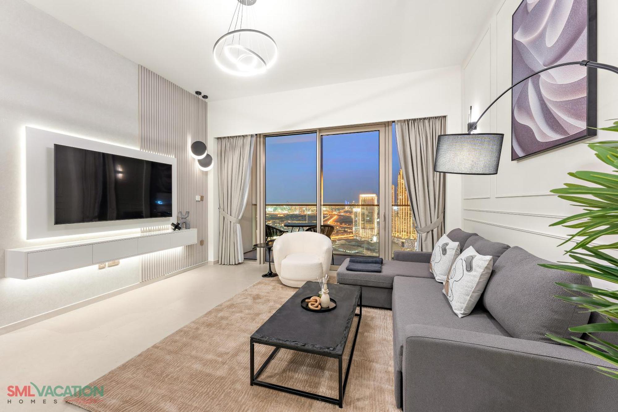 Sml Vacation Homes - Sky High Apartments With Burj Khalifa And Dubai Fountain Views At Grande Signature, Downtown Dubai Buitenkant foto