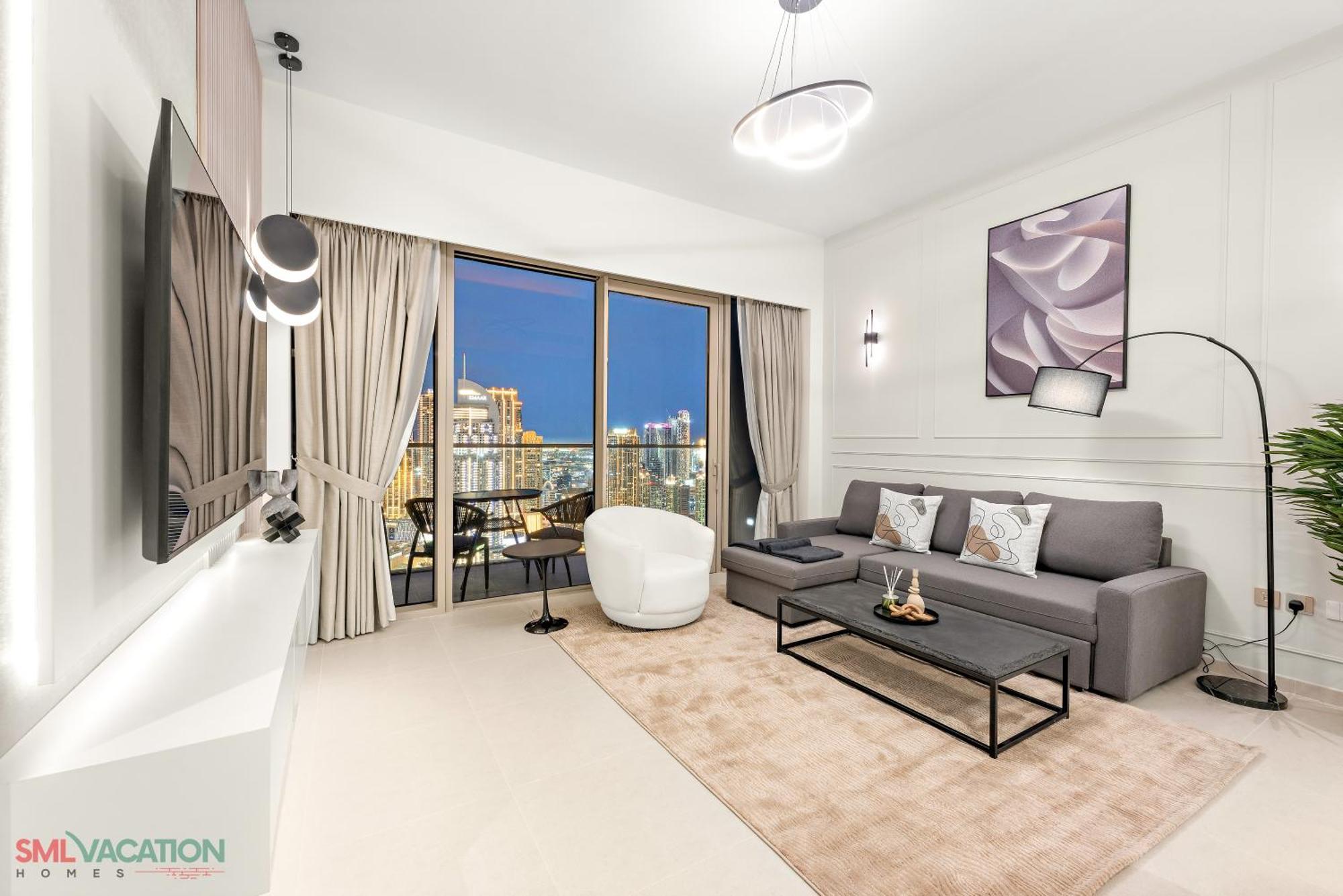 Sml Vacation Homes - Sky High Apartments With Burj Khalifa And Dubai Fountain Views At Grande Signature, Downtown Dubai Buitenkant foto