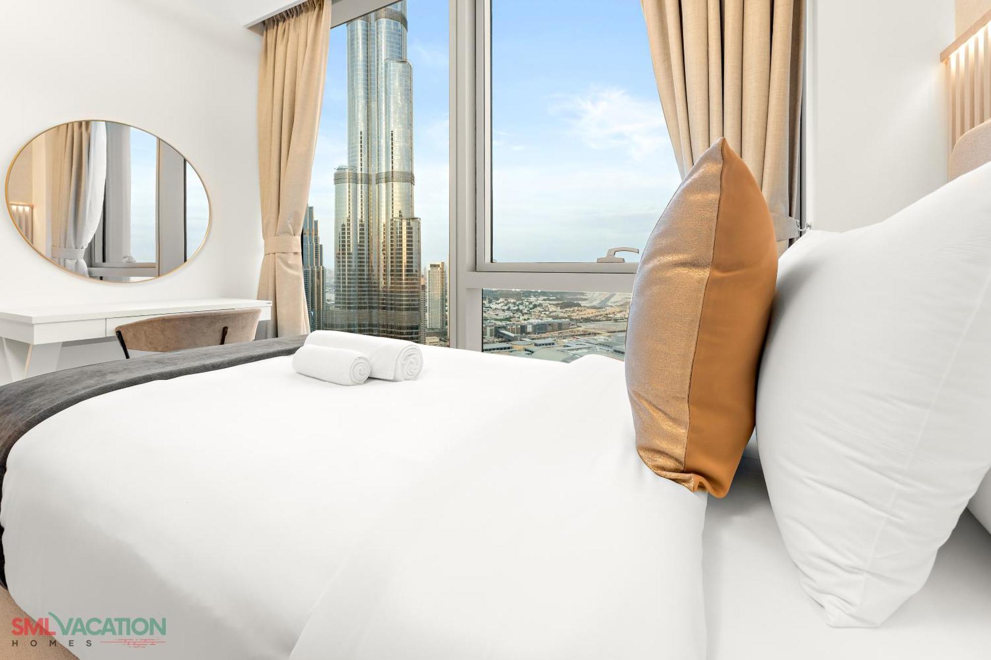 Sml Vacation Homes - Sky High Apartments With Burj Khalifa And Dubai Fountain Views At Grande Signature, Downtown Dubai Buitenkant foto