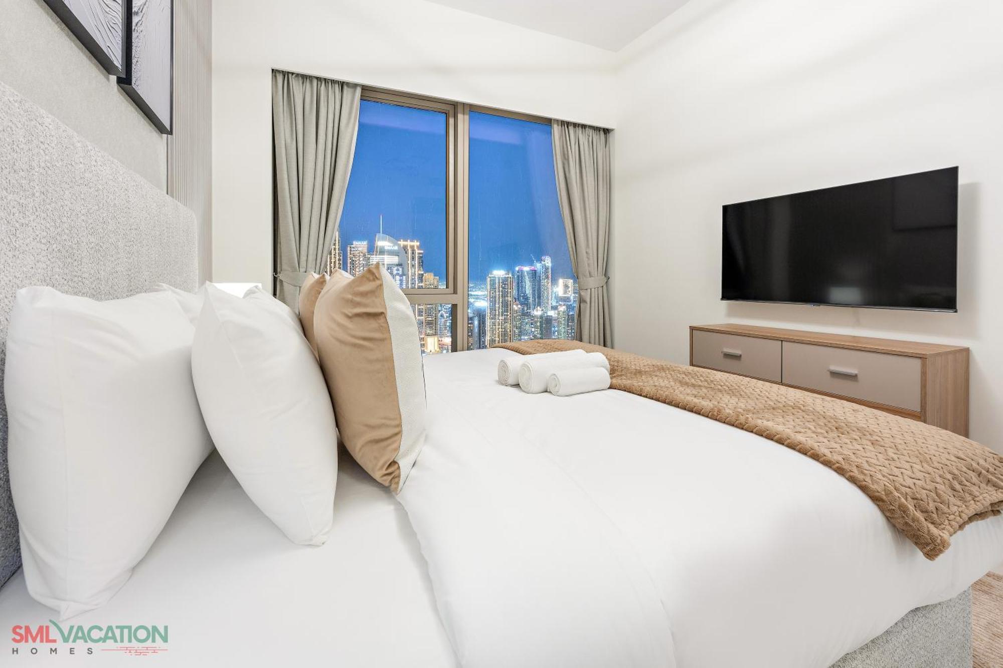 Sml Vacation Homes - Sky High Apartments With Burj Khalifa And Dubai Fountain Views At Grande Signature, Downtown Dubai Buitenkant foto