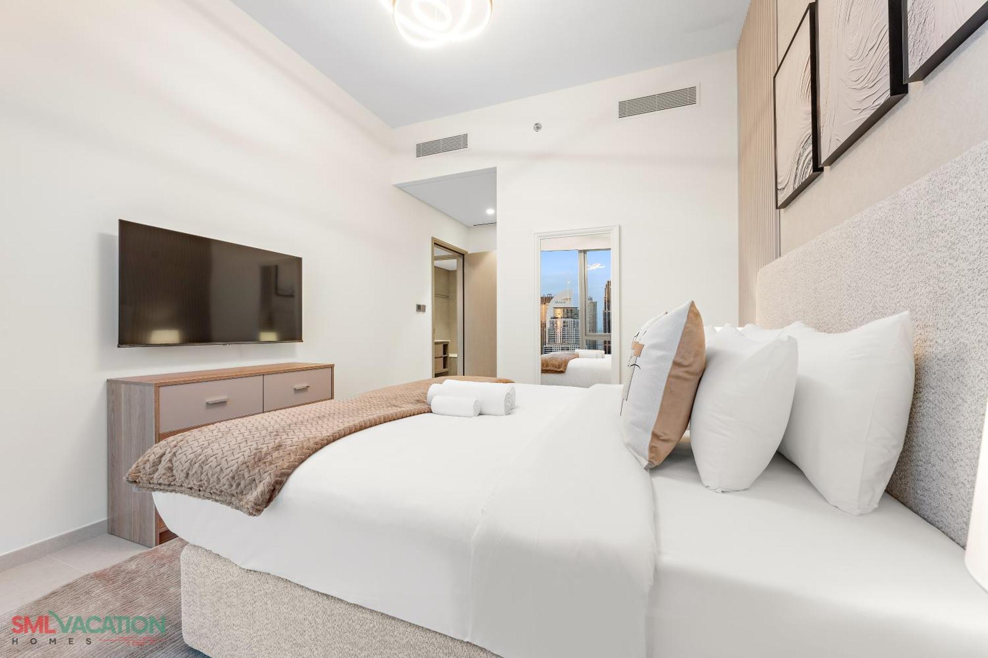 Sml Vacation Homes - Sky High Apartments With Burj Khalifa And Dubai Fountain Views At Grande Signature, Downtown Dubai Buitenkant foto