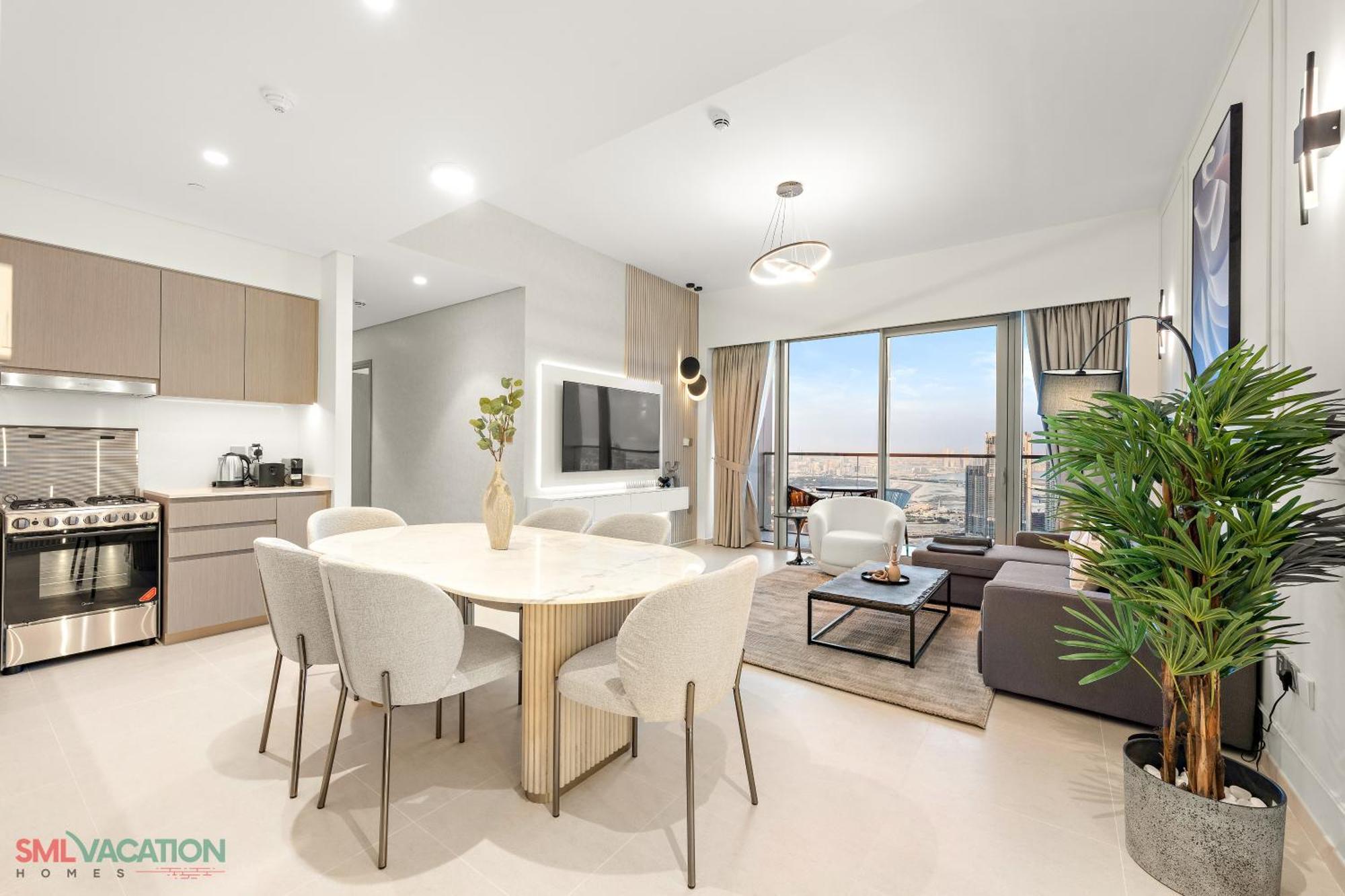 Sml Vacation Homes - Sky High Apartments With Burj Khalifa And Dubai Fountain Views At Grande Signature, Downtown Dubai Buitenkant foto