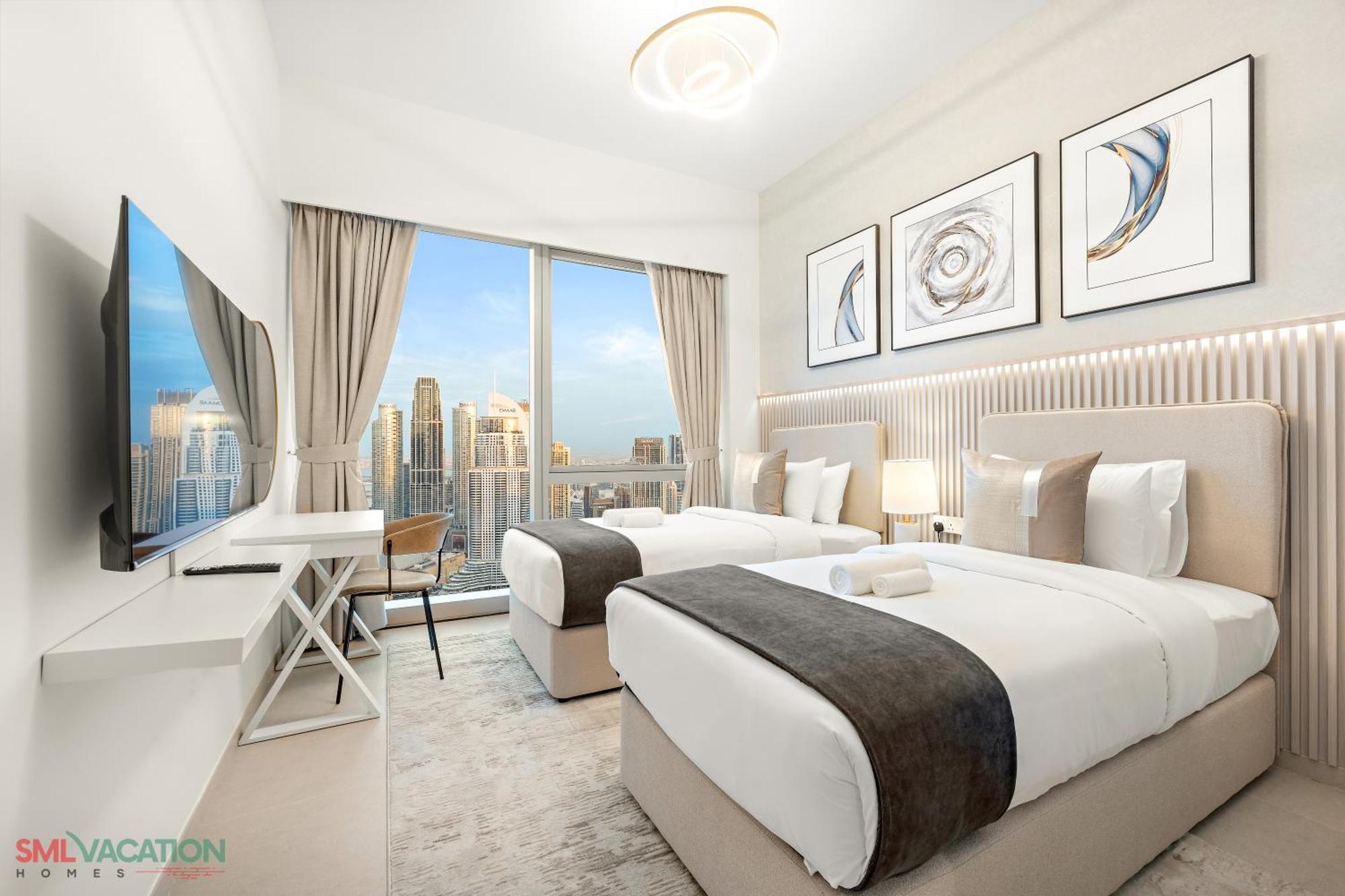 Sml Vacation Homes - Sky High Apartments With Burj Khalifa And Dubai Fountain Views At Grande Signature, Downtown Dubai Buitenkant foto