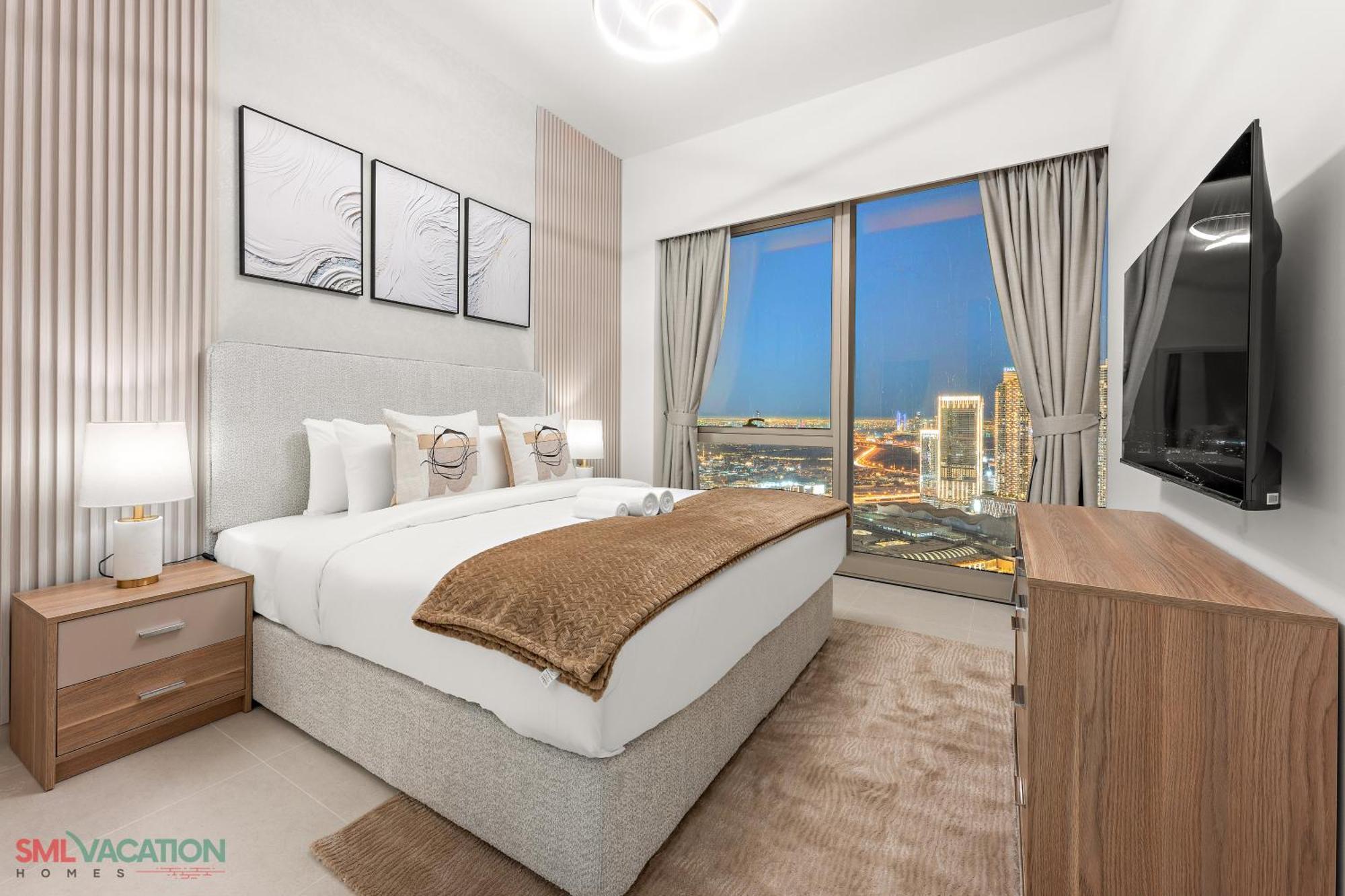 Sml Vacation Homes - Sky High Apartments With Burj Khalifa And Dubai Fountain Views At Grande Signature, Downtown Dubai Buitenkant foto