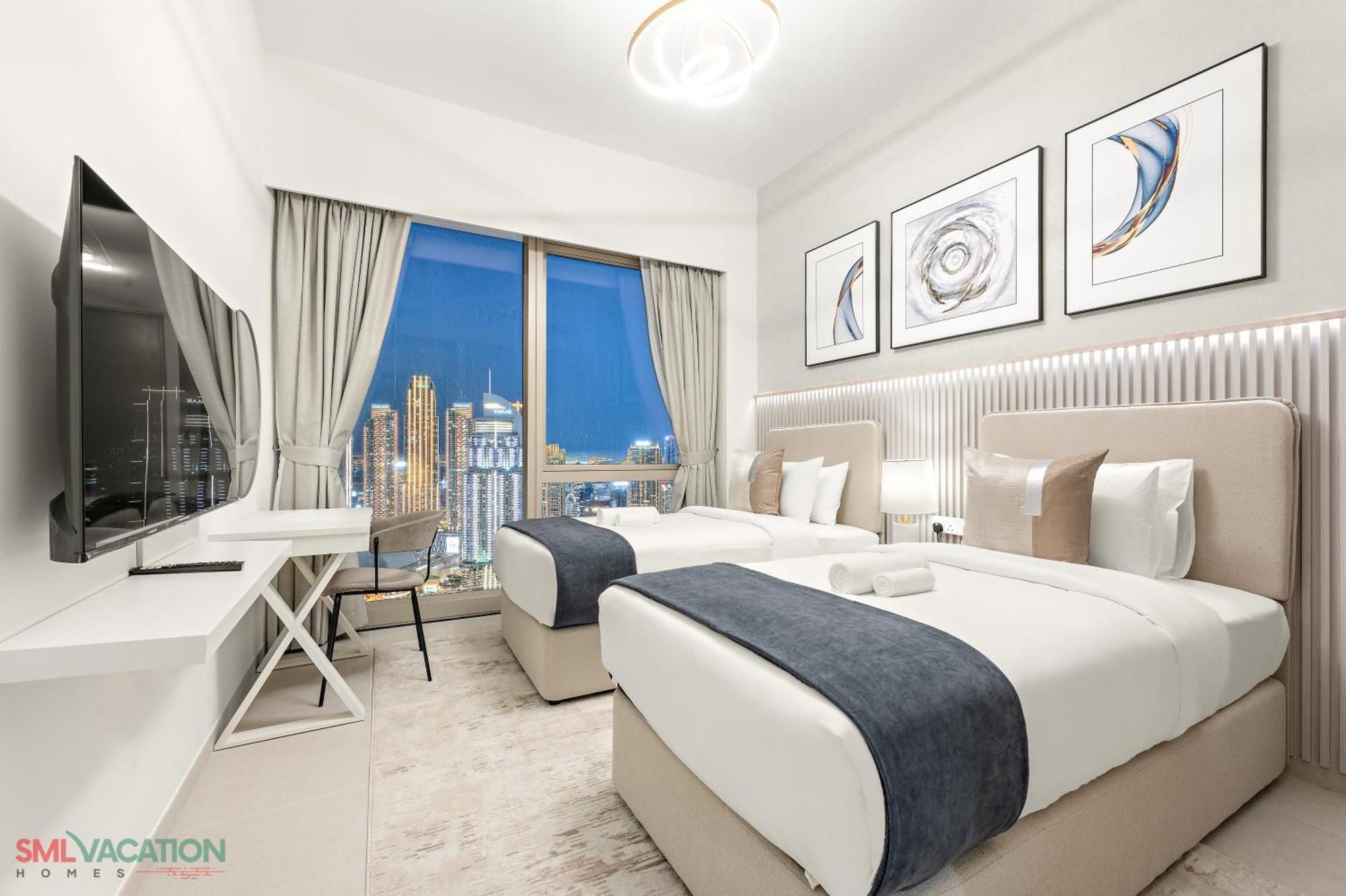 Sml Vacation Homes - Sky High Apartments With Burj Khalifa And Dubai Fountain Views At Grande Signature, Downtown Dubai Buitenkant foto