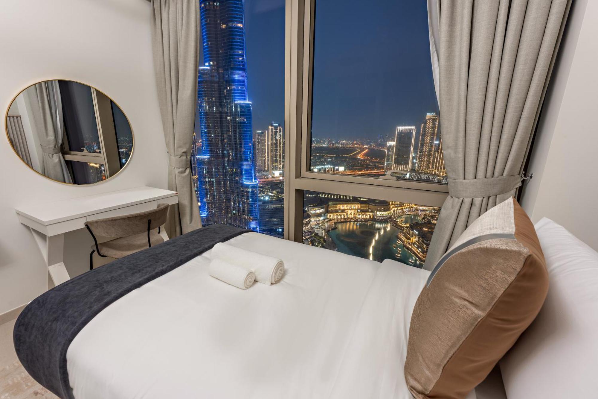 Sml Vacation Homes - Sky High Apartments With Burj Khalifa And Dubai Fountain Views At Grande Signature, Downtown Dubai Buitenkant foto
